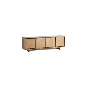 Mueble TV OSBY, Madera / Marrón Claro, Negro - Kodu Home... 2
