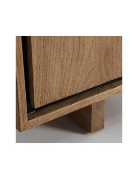 Mueble TV OSBY, Madera / Marrón Claro, Negro - Kodu Home Design