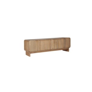 Mueble TV CANADA, Madera de Mango / Marrón Claro, Beige -... 2