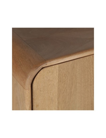 Mueble TV CANADA, Madera de Mango / Marrón Claro, Beige - Kodu Home Design
