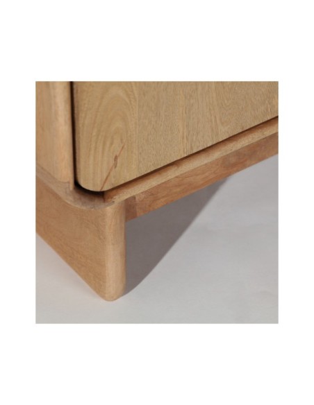 Mueble TV CANADA, Madera de Mango / Marrón Claro, Beige - Kodu Home Design