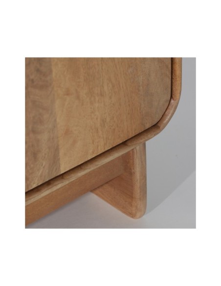 Mueble TV CANADA, Madera de Mango / Marrón Claro, Beige - Kodu Home Design