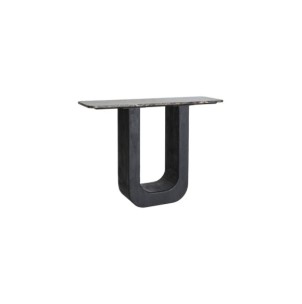 Consola LOOP, Madera de Mango, Mármol / Negro, Marrón -... 2