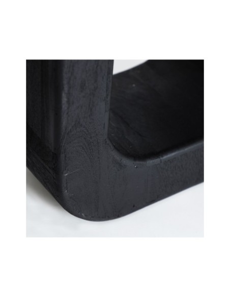 Consola LOOP, Madera de Mango, Mármol / Negro, Marrón - Kodu Home Design