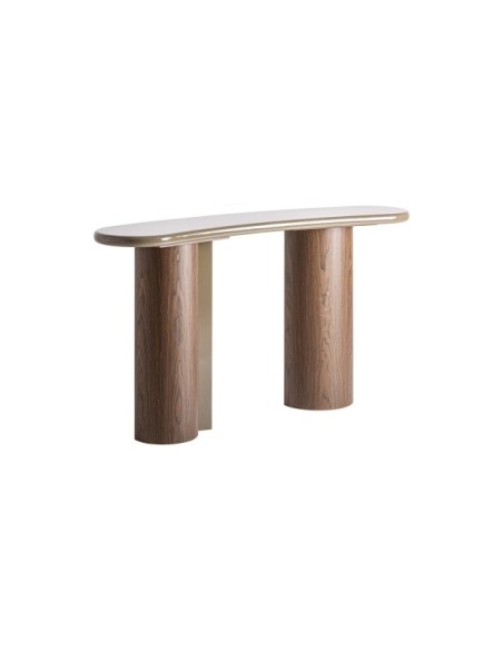 Consola ROOT, DM, Madera / Verde, Marrón - Kodu Home Design