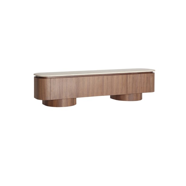 Mueble TV DUNE, Mármol Sintético, DM,...