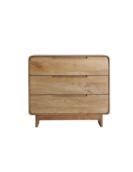 Cómoda GAILLAC, Madera de Mango / Marrón Claro - Kodu Home Design