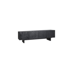 Mueble TV BOULOC, Madera de Mango, DM / Negro - Kodu Home... 2