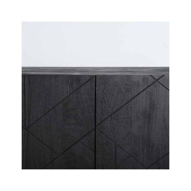 Mueble TV BOULOC, Madera de Mango, DM...