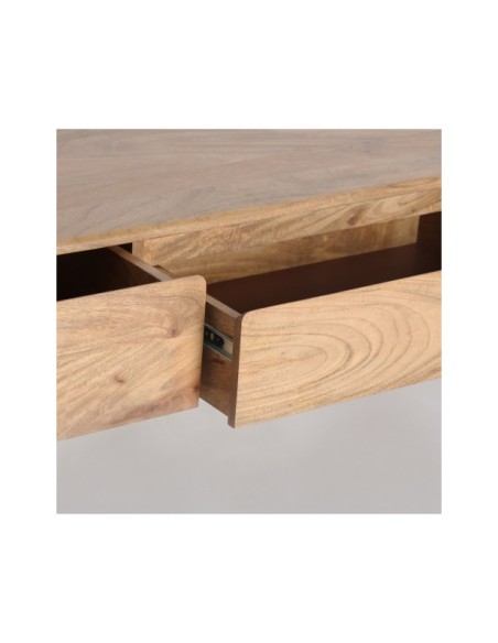 Mueble TV FINHAN, Madera de Mango, DM / Marrón - Kodu Home Design