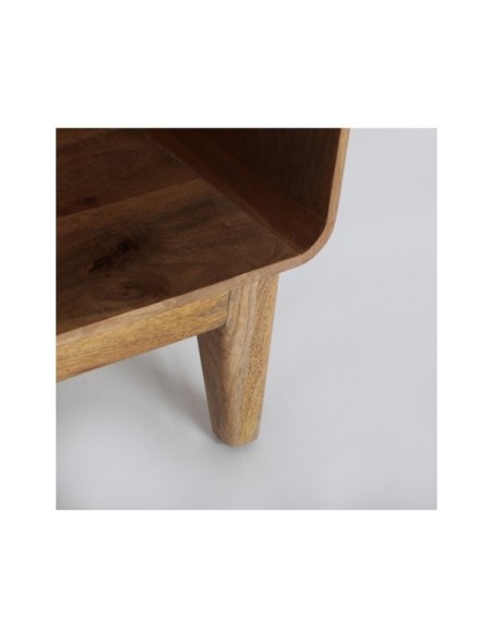 Mueble TV FINHAN, Madera de Mango, DM / Marrón - Kodu Home Design