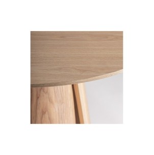 Mesa de Bar WIELER Ø90x75 cm, DM, Chapa de Fresno /... 2