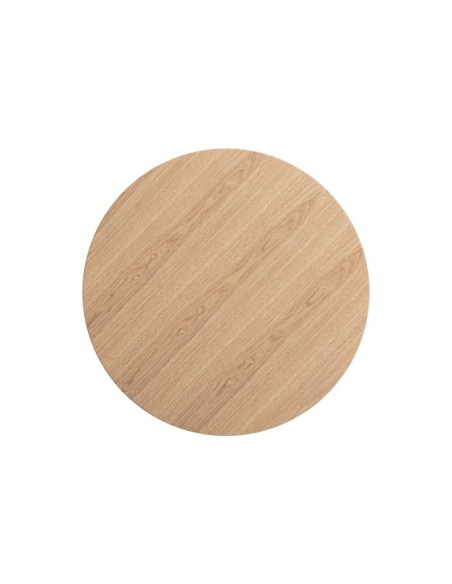 Mesa de Bar WIELER 70x70x105 cm, DM, Chapa de Fresno / Marrón Claro - Kodu Home Design