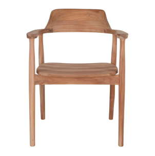 Silla con Brazos SAGGI, Teca Natural. Vackart 2