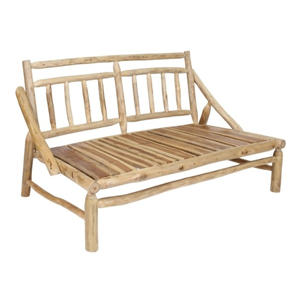 Banco Samos De Madera Maciza Tropical...