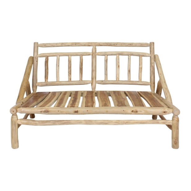 Banco Samos De Madera Maciza Tropical...