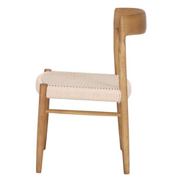 Silla Odense De Madera Maciza De Olmo...