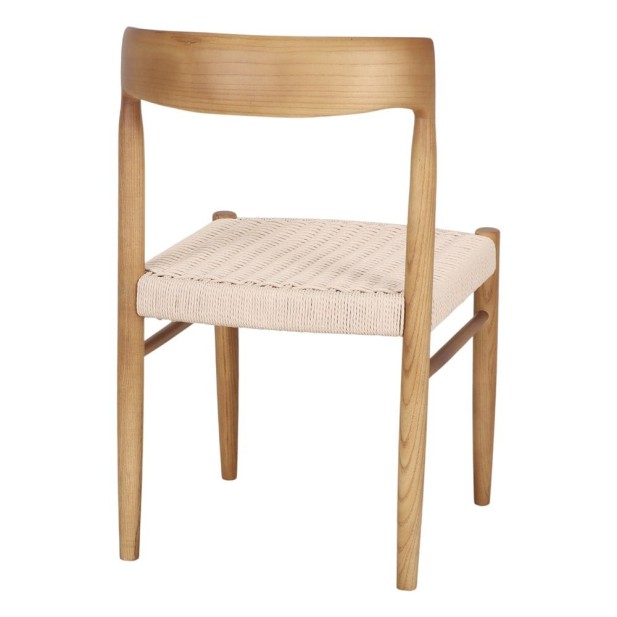 Silla Odense De Madera Maciza De Olmo...