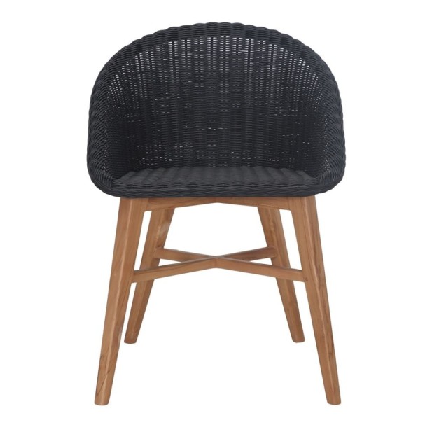 Silla Tavira De Madera Maciza De Teka...