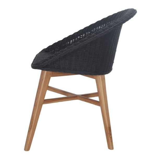 Silla Tavira De Madera Maciza De Teka...