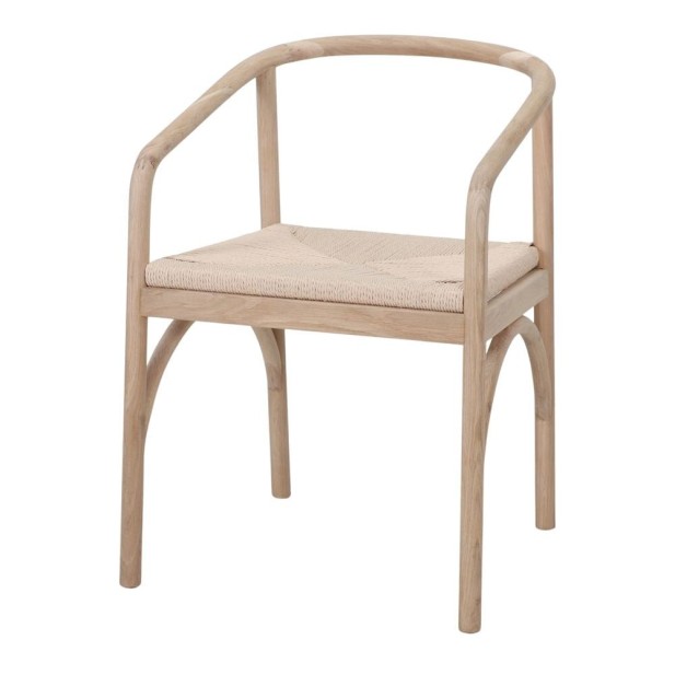 Silla Helsinki Madera Roble Cuerda