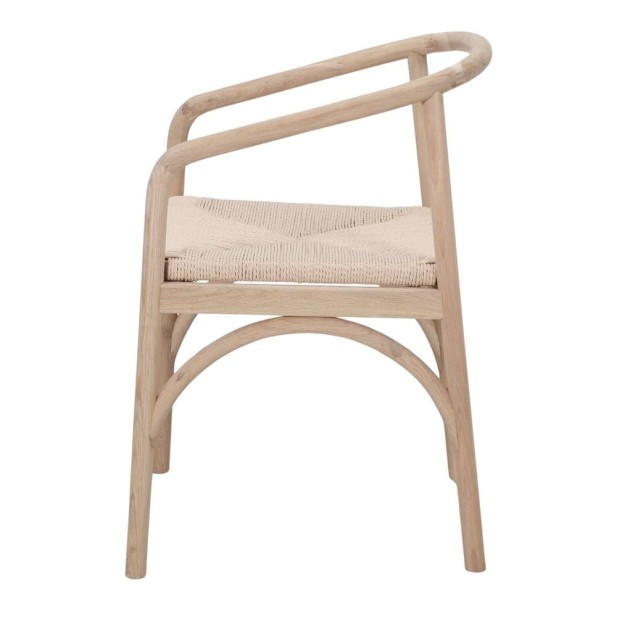 Silla Helsinki Madera Roble Cuerda