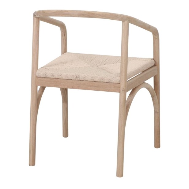 Silla Helsinki Madera Roble Cuerda