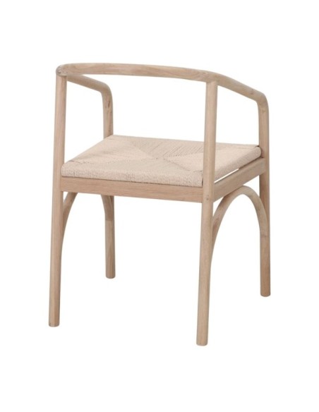 Silla Helsinki Madera Roble Cuerda