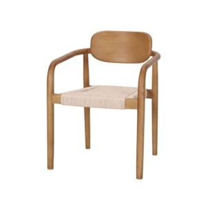 Silla Bali Madera Tropical Fibra Natural