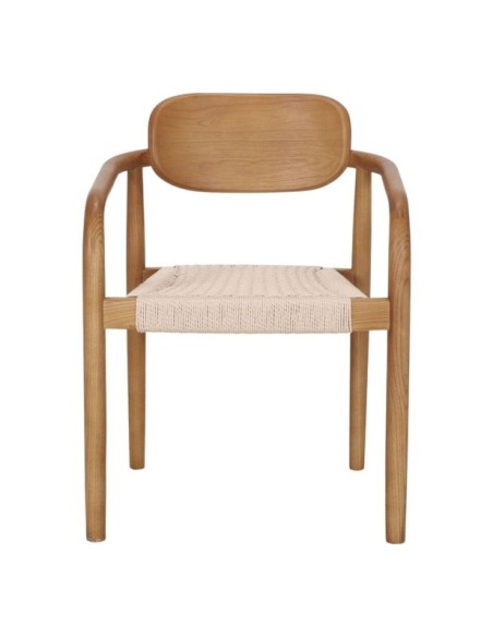 Silla Bali Madera Tropical Fibra Natural