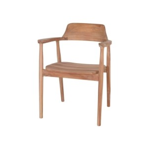 Silla Turín Madera Teka Contemporánea Natural