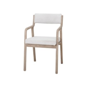 Silla Praga Madera Tapizada Nórdica Beige