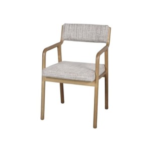 Silla Praga Madera Tapizada Nórdica Toffee