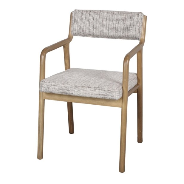 Silla Praga Madera Tapizada Nórdica...