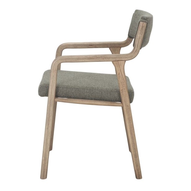 Silla Praga Madera Tapizada Nórdica...