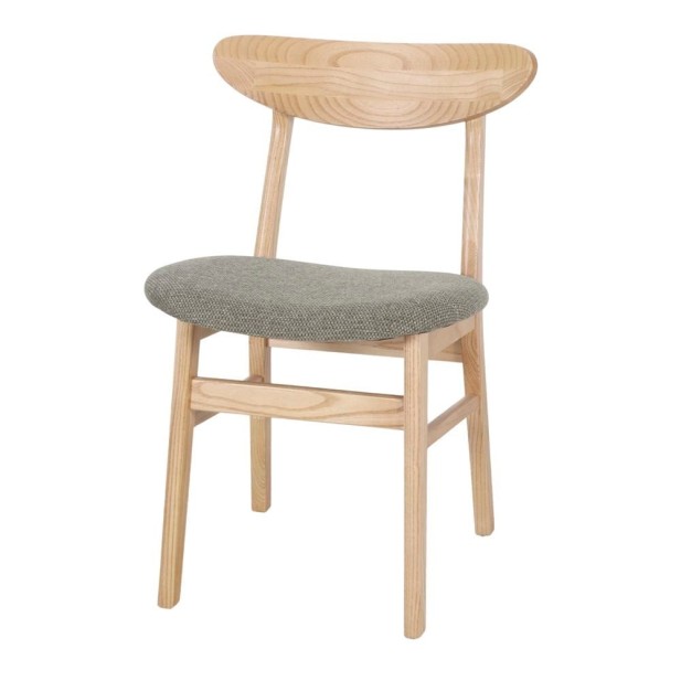 Silla Viena Madera Tapizada Elegante...