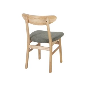 Silla Viena Madera Tapizada Elegante Verde Oliva 2