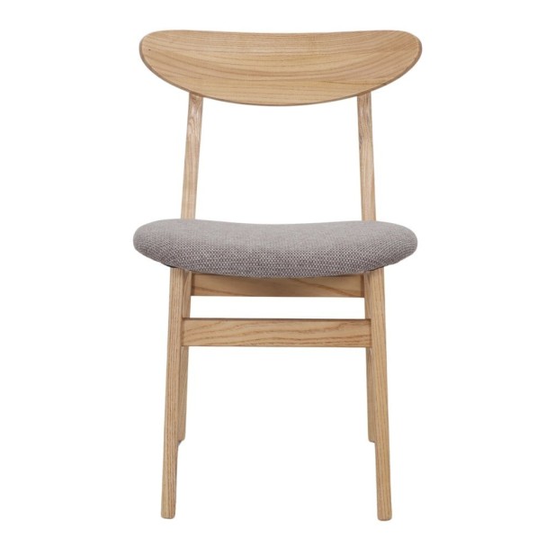 Silla Viena Madera Tapizada Elegante...