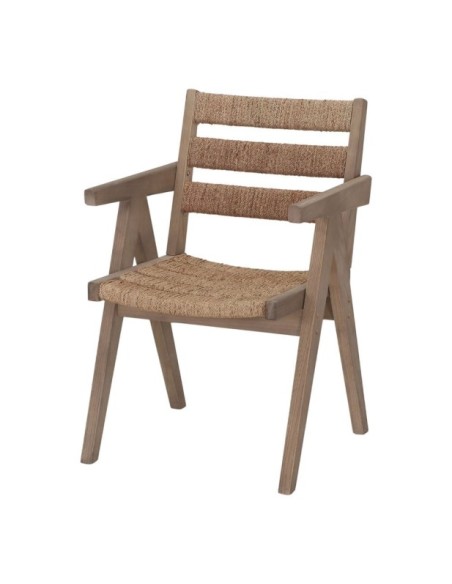 Silla Zurich Madera Olmo Tapizada