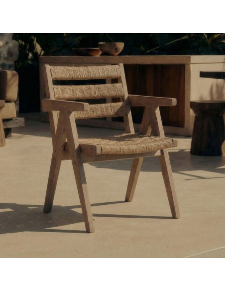 Silla Zurich Madera Olmo Tapizada