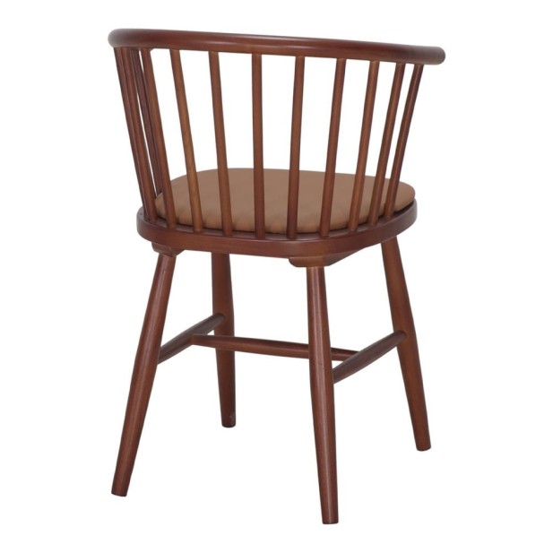 Silla Copenhague Madera Olmo Brazos