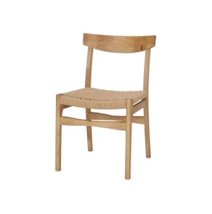 Silla Nantes Madera Olmo Cuerda Natural