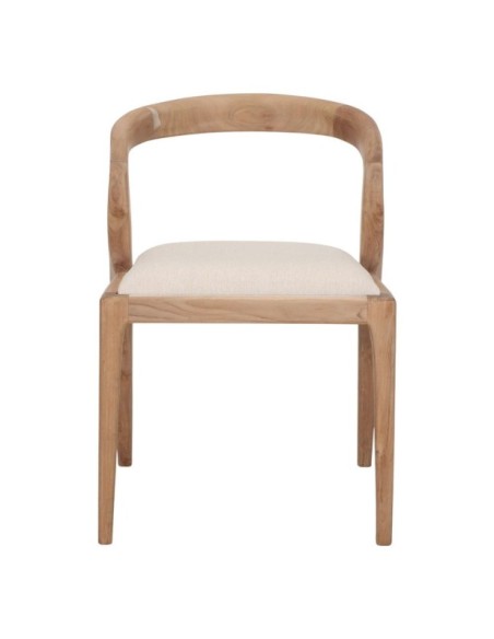 Silla Verona Madera Teka Tapizada