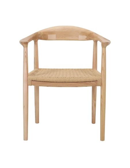 Silla Estocolmo Madera Olmo Cuerda
