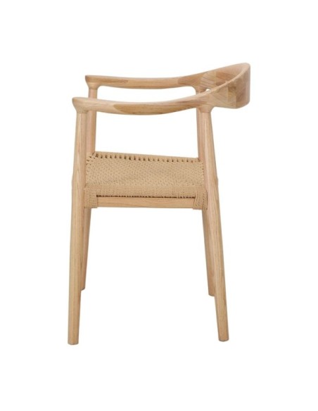 Silla Estocolmo Madera Olmo Cuerda