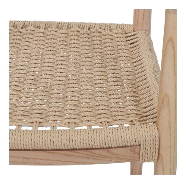 Silla Estocolmo Madera Olmo Cuerda