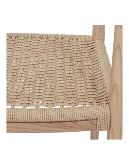 Silla Estocolmo Madera Olmo Cuerda