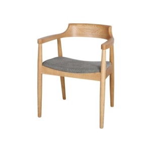 Silla Amberes Madera Olmo Tapizada