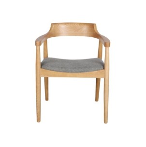 Silla Amberes Madera Olmo Tapizada 2