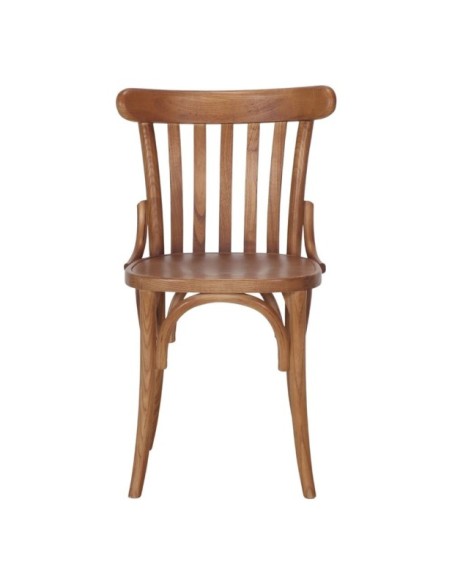 Silla Venecia Madera Olmo Curvada Nogal